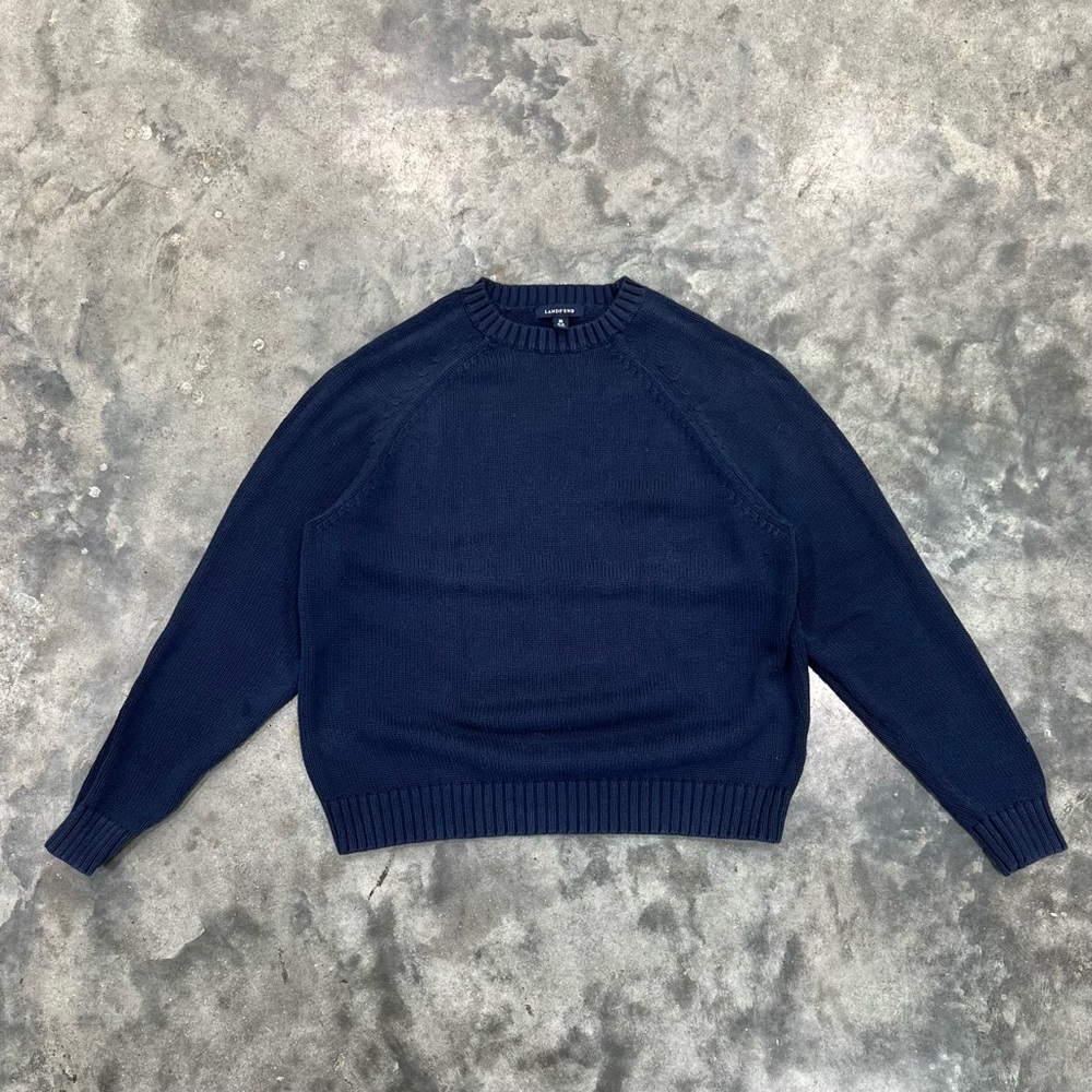 Vintage Navy Knit Sweater